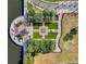 Overhead shot of a park featuring a fountain, walkways, mature trees, and meticulously maintained lawn areas at 638 Maple Oak Cir # 112, Altamonte Springs, FL 32701