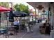 Enjoy a coffee or lunch at local cafe, with tables situated directly on the sidewalk at 9560 Starling Loop, Leesburg, FL 34788