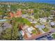 An aerial shot showing the proximity to the water and other amenities at 100 N Main St, Winter Garden, FL 34787