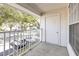 A private outdoor balcony with room for seating offers a serene retreat for relaxation at 11568 Westwood Blvd # 1021, Orlando, FL 32821