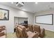 Luxurious home theater with comfortable seating, a large screen, and surround sound for immersive entertainment at 11568 Westwood Blvd # 1021, Orlando, FL 32821