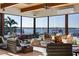 Sunroom featuring wicker seating, water views, and natural light at 2844 Marquesas Ct, Windermere, FL 34786