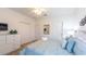 Inviting bedroom boasts a large closet, dresser, and stylish decor at 4507 Monado Dr, Kissimmee, FL 34746