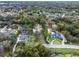An aerial view shows the homes nestled among trees, displaying the neighborhood's layout at 500 Forest Lake Dr, Altamonte Springs, FL 32714