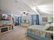 Expansive main bedroom suite with sitting area, fireplace, and an abundance of natural light at 500 Forest Lake Dr, Altamonte Springs, FL 32714