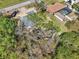 Birds eye view of the newly constructed house, showing its layout and proximity to other residential properties at 6551 Hemlock Rd, Ocala, FL 34472