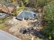 Aerial view of the new construction home in a desirable neighborhood at 6551 Hemlock Rd, Ocala, FL 34472