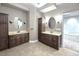 Spacious bathroom featuring dual vanities, ample storage, and tile flooring at 714 Kankakee Ln, Orlando, FL 32807