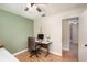 Home office space featuring a desk, chair, and neutral wall colors at 75 Chaney Dr, Casselberry, FL 32707
