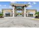 Community clubhouse with large windows, brick facade, and architectural support beams at 3881 Sonoma Blvd, Kissimmee, FL 34741