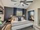 Inviting main bedroom with sleek design, sliding closet doors, and a relaxing atmosphere at 1174 Villa Ln # 115, Apopka, FL 32712