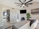 Bright main bedroom boasts a view into the hallway and bathroom at 1174 Villa Ln # 115, Apopka, FL 32712