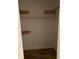 Empty closet with shelf and metal rods at 236 Bay Head Dr, Kissimmee, FL 34743