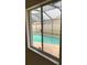 View of the pool from the house at 236 Bay Head Dr, Kissimmee, FL 34743