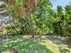 Lush backyard with mature trees and landscaping at 415 Flagler Rd, Winter Haven, FL 33884