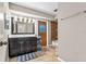 Bathroom featuring a large vanity, modern lighting and tiled shower/bath combo at 415 Flagler Rd, Winter Haven, FL 33884