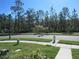 Scenic street view showcasing a lush green space with mature trees at 6147 Arbor Watch Loop, Orlando, FL 32829