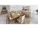 Dining Room with kitchen island and views, with seating for six at 966 Sweetbrier Dr, Deltona, FL 32725