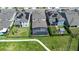 A beautiful aerial view of the home, backyard with pool and green space, great for outdoor living at 10732 Petrillo Way, Winter Garden, FL 34787