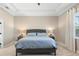 Cozy bedroom with neutral walls, bedside tables and lamps, and a comfortable bed at 10732 Petrillo Way, Winter Garden, FL 34787
