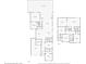 Detailed two-story floor plan showcasing layout of bedrooms, bathrooms, kitchen, living areas, and outdoor screened patio at 10732 Petrillo Way, Winter Garden, FL 34787
