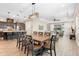 Open floor plan with a view of the kitchen, dining, and living area at 10732 Petrillo Way, Winter Garden, FL 34787