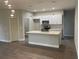 Modern kitchen featuring white cabinets, stainless steel appliances, and a center island with a sink at 1463 1St St, Orlando, FL 32824