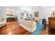 Cozy living room features hardwood floors, stylish furniture, and ample natural light with an inviting atmosphere at 1600 Barcelona Way, Winter Park, FL 32789