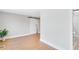 Spacious room showing doorway with a sliding door and a bathroom visible at 211 E Muriel St, Orlando, FL 32806