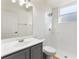 The bathroom features updated vanity and a stand-up shower at 2523 Water Valley Dr, St Cloud, FL 34771