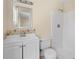 Bathroom with vanity, toilet, shower at 2605 S Elm Ave, Sanford, FL 32773