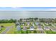 Aerial view of the neighborhood at 3279 Landing Vw, Tavares, FL 32778