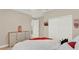 Comfortable bedroom with a large closet, natural light, and plushy décor at 3707 Paradiso Cir, Kissimmee, FL 34746