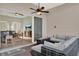 Covered patio with comfortable seating offering seamless transition from indoor living space at 3707 Paradiso Cir, Kissimmee, FL 34746