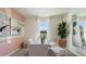 Stylish office with natural light, ample desk space, and chic decor for a productive environment at 3739 Bluethread Way, Poinciana, FL 34759