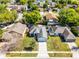 Aerial view of the property showcasing its location within a well-established neighborhood at 4321 Iveyglen Ave, Orlando, FL 32826