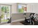 Bright workout room with large windows, and hardwood floors at 1312 Vassar St, Orlando, FL 32804