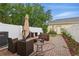 Inviting brick-paved patio featuring comfortable seating, ideal for outdoor lounging and entertaining at 14467 Prunningwood Pl, Winter Garden, FL 34787
