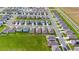 Wide aerial shot showcasing the property's location in a well-planned residential neighborhood at 1811 Silverbell Loop, Haines City, FL 33844