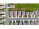 Aerial view of the property showcasing its location within a well-planned residential community with green spaces at 1811 Silverbell Loop, Haines City, FL 33844
