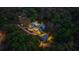 Stunning aerial view of an estate nestled among mature trees, highlighting its privacy at 2240 W Dale Cir, Deland, FL 32720
