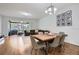 Open floor plan featuring a living room, dining area, and sliding glass doors to the patio at 2804 Polvadero Ln # 107, Orlando, FL 32835