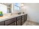 Bathroom offers a double vanity with great cabinet space and walk-in shower at 3127 Via Otero Dr, Kissimmee, FL 34744
