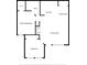 Detailed floor plan showing the layout of the rooms, dimensions, and connections within the home at 320 Black Oak Ct # 102, Altamonte Springs, FL 32701