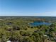 Expansive aerial view showcasing the property's lakefront access and natural surroundings, highlighting its tranquil location at 372 Carpenter Ave, Osteen, FL 32764