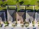 Aerial view of rooftops and backyards, showcasing the property's neighborhood setting at 5029 Southlawn Ave, Orlando, FL 32811