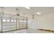 Spacious two car garage with epoxy floor and bright lighting at 5029 Southlawn Ave, Orlando, FL 32811