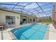 Enjoy the screened-in pool with a covered patio, perfect for outdoor entertaining at 548 Burford Cir, Davenport, FL 33896