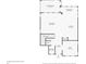 First-floor blueprint of a home with a dining room, living room, kitchen, bathroom, and office at 1118 Eagles Pass Way, Winter Garden, FL 34787