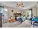 Bedroom with carpet, natural light and a ceiling fan at 13812 Magnolia Glen Cir, Orlando, FL 32828